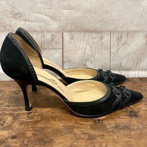 Alexandra Neel Suede D'Orsay Pumps